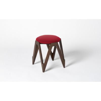 ふるさと納税 東川町 CO・DA・MA Low Stool(NC-158 レッド)【0001-062-06】