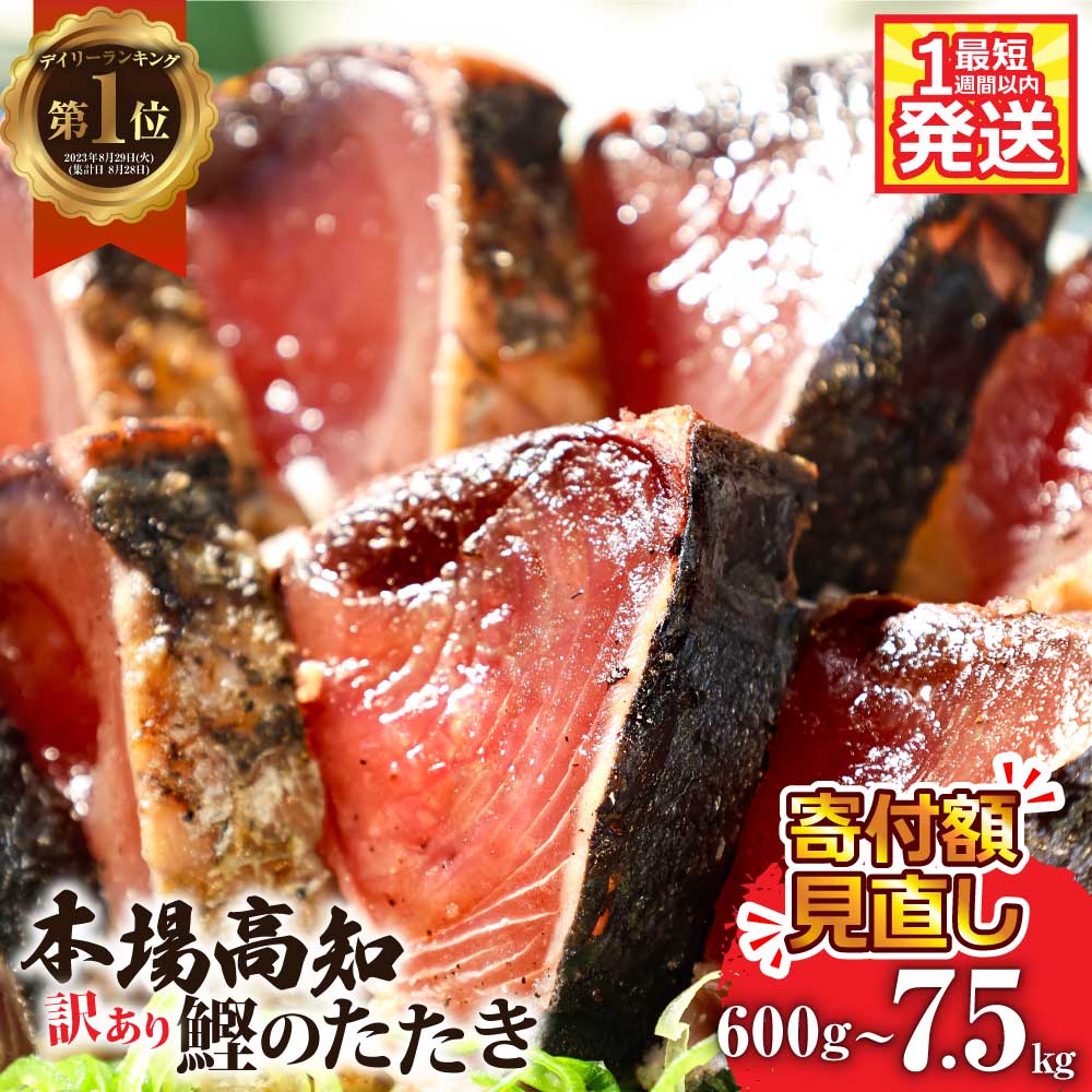 本場土佐 カツオたたき1.5Kg 訳あり