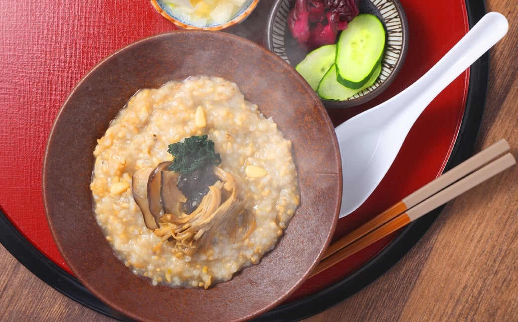 レトルトきのこ粥セット ／ 粥 おかゆ 保存食 長期保存 レトルト 防災食