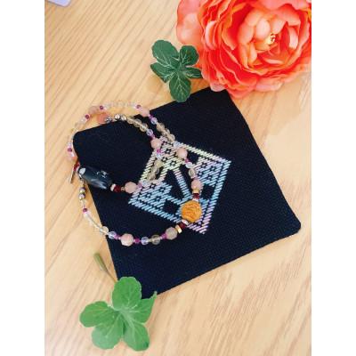 ふるさと納税 青森市 手作りの一点物 つがるこぎん刺しコースター |  | 03