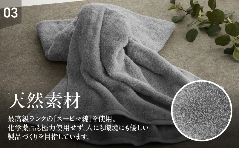 めっちゃええや～ん24 バスタオル 2枚 グレー G3116