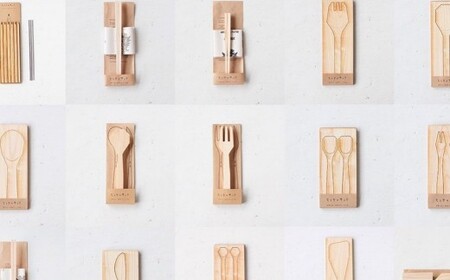 ヒトテマキット・お食事セット ひのき カトラリー 手作りキット M-ms-A41A