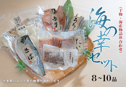 海の幸 干物セット 詰め合わせ 8～10品入り 鯛 うるめ あじ さば ぶり 朝食 弁当 夕食