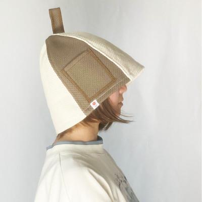 ふるさと納税 柏原市 【Mサイズ】柔道衣メーカーが作ったサウナハット【オレンジ×生成り】 |  | 01