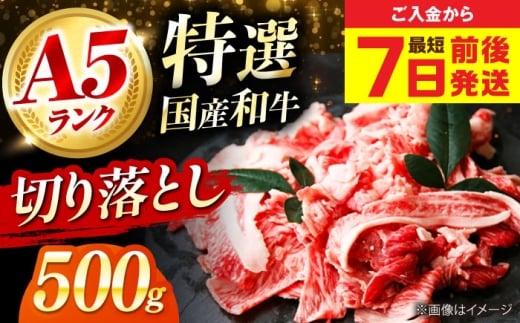 【年内発送】【最短7日前後発送】 和牛 国産和牛切落し 500ｇ 肉 お肉 国産 和牛 牛肉 切り落とし 冷凍 ギフト ストック A5ランク 国産和牛切落し 肉 お肉 国産 和牛 牛肉 切り落とし 冷凍 ギフト ストック A5ランク 贈答 ギフト 贈り物 人気 定番 おすすめ 定期便 ふるさと納税 特産品 産地直送 取り寄せ お取り寄せ 大阪府高槻市/株式会社ミートモリタ屋 [AOAI049]