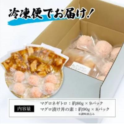 ふるさと納税 高知市 ネギトロ 約80g×9パック+マグロの漬け 約90g×8パック【BX051】 |  | 03