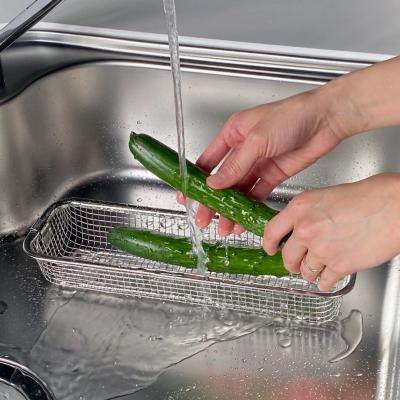 ふるさと納税 三条市 すっきり暮らす水切りかご スクエアタイプ+スリムセット 燕三条製 キッチン用品 【014S067】 |  | 02