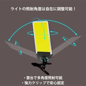 DC12 COB クリップパネルライト ダイヤル式調光スイッチ付　DCC001【1700192】