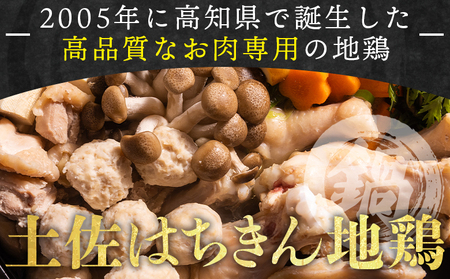 土佐はちきん地鶏 鍋セット 約2～3人前 国産 【 鍋鍋鍋鍋鍋鍋 】 ad-0001