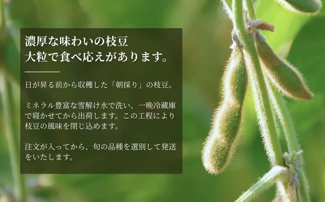 【先行予約】枝豆 新潟茶豆 1kg（250g×4袋）| 津南町
