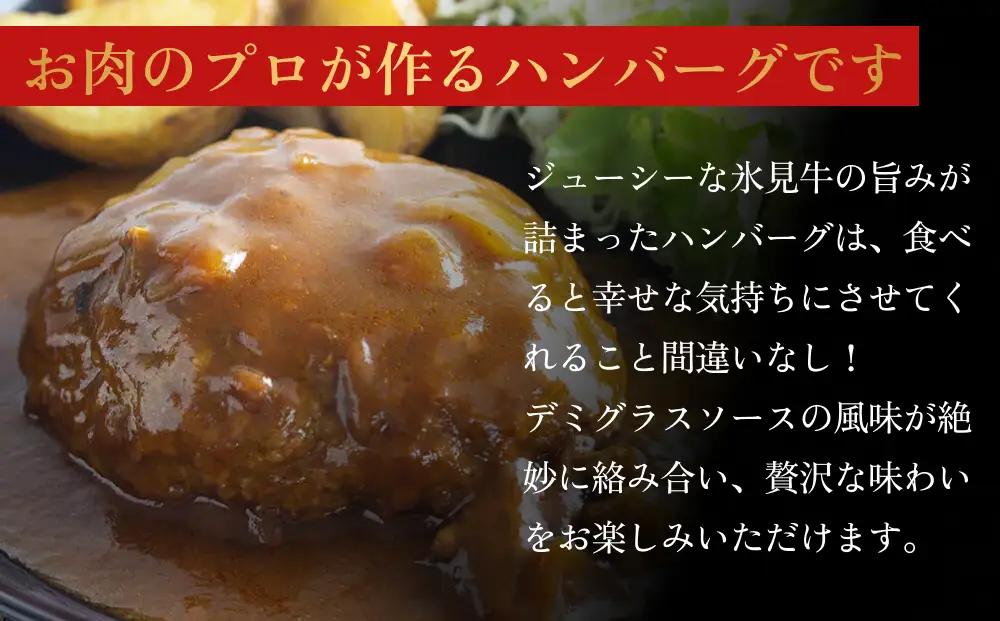 氷見牛入りハンバーグ（3個入り）<冷凍>  富山県 氷見市 ハンバーグ 惣菜 ギフト