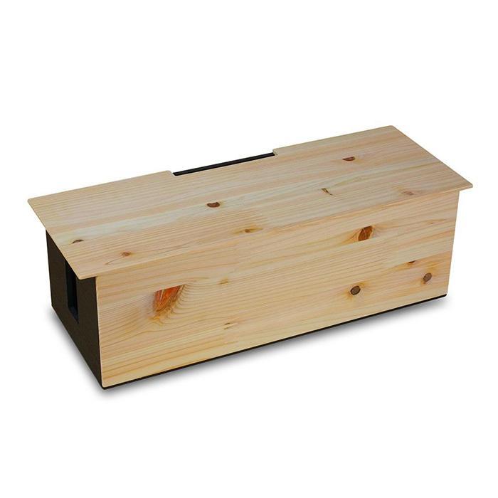 【ふるさと納税】タツクラフト ひのき張り ケーブルBOX L 【Tk278】 | 橋本達之助工芸 TATSU-CRAFT おしゃれ 送料無料 日用品