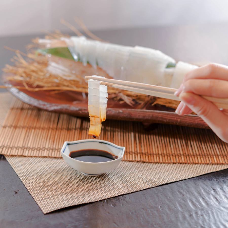 ＜呼子萬坊＞CAS冷凍・剣先いか姿造り1杯・いかしゅうまいセット