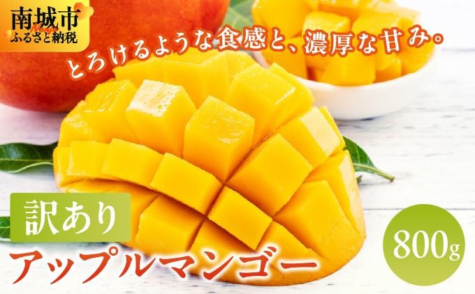
            【先行予約】訳ありだけど完熟　自分へのご褒美アップルマンゴー　800ｇ
          