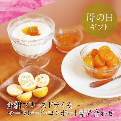 ふるさと納税 南さつま市 【母の日ギフト】金柑フリーズドライ&amp;マーマレード&amp;コンポート詰め合わせ