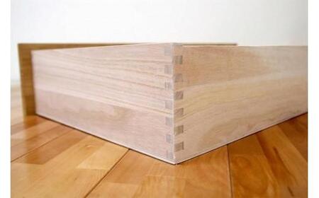 クローゼット チェスト 幅80 4段 奥行44 オーク色 タンス 押入れ収納 衣類収納 桐 箪笥 大川家具 丸田木工 フィット