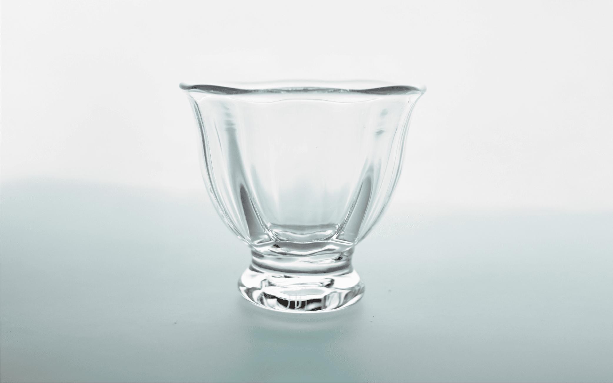 台座付きグラス(ペアセット)(宮澤ガラス/037-1328) グラス コップ ぐい呑み 乾杯用 工芸品 ガラス