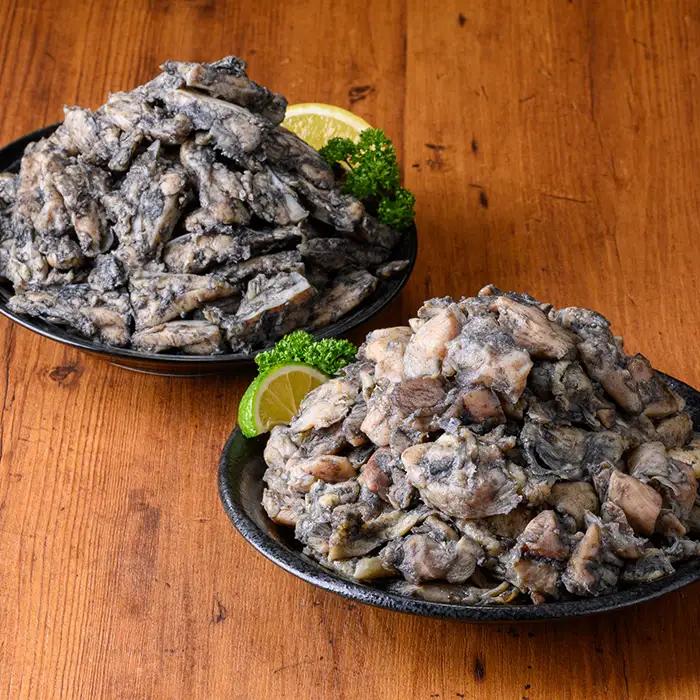 九州産若鶏炭火焼 もも・むね炭火焼(130g×8P)  と ヤゲン軟骨炭火焼（130ｇ×8Ｐ）の 2種食べ比べ セット【00-100-03】