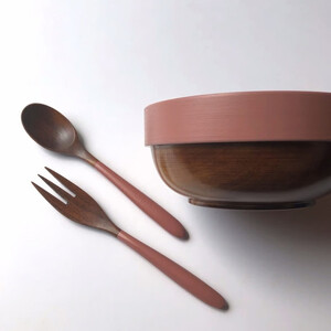 お子様セット (スプーン・フォーク・ボウルのセット)【ピンク】