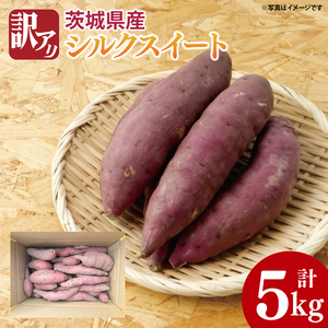 【2025年11月より順次発送】【数量限定】訳アリ 茨城県産シルクスイート 約5kg｜さつまいも 芋 サツマイモ シルクスイート 訳あり わけあり 先行予約 茨城県 取手市（AS009）