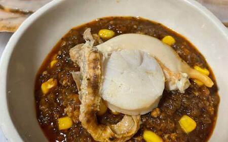 特大ホタテのキーマカレー 2種4袋(500g/1袋) カレー レトルト 温めるだけ 簡単調理 カレー レトルトカレー ホタテ 帆立 F4F-8095