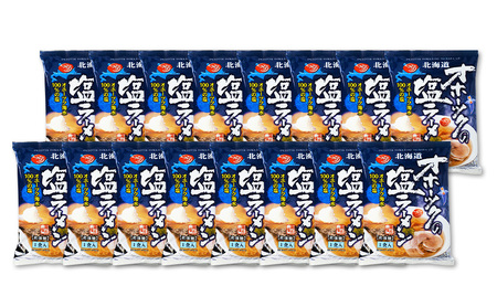 定期便3ヵ月 オホーツクの塩ラーメン16袋×1箱 [ラーメン 麺類 塩味 乾燥麺 つらら ]