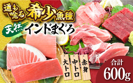 天然マグロ 大トロ・中トロ・赤身（約200ｇ×3柵）約600ｇ  [AKAK020]マグロ
