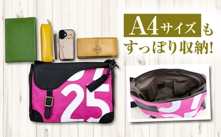 【JRA/日本中央競馬会】【ピンク×白】調教用ゼッケンを使用したバッグ サドル BIAD016-1 競馬 
