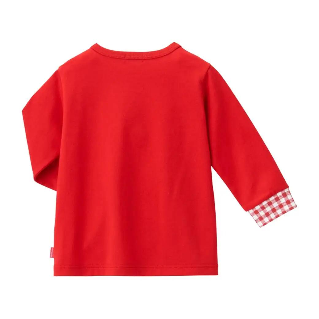 ベビー服 ミキハウス うさこ長袖Ｔシャツ【赤ー110】ベビー