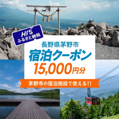 HISふるさと納税宿泊予約専用クーポン(長野県茅野市)15,000円分【1698053】