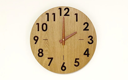 wood clock 280OK ｜ 壁掛け時計 木製