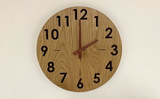 wood clock 330OK　壁掛け時計 時計 壁掛け 木製 無垢材 インテリア  愛媛県西条市 近藤工芸