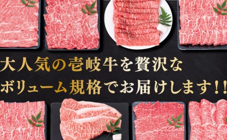 【全3回定期便】 壱岐牛ボリュームセット 約4kg 《壱岐市》【土肥増商店】 長崎 壱岐産 黒毛和牛 牛肉 ステーキ しゃぶしゃぶ すき焼き 食べ比べ [JDD030] 186000 186000円