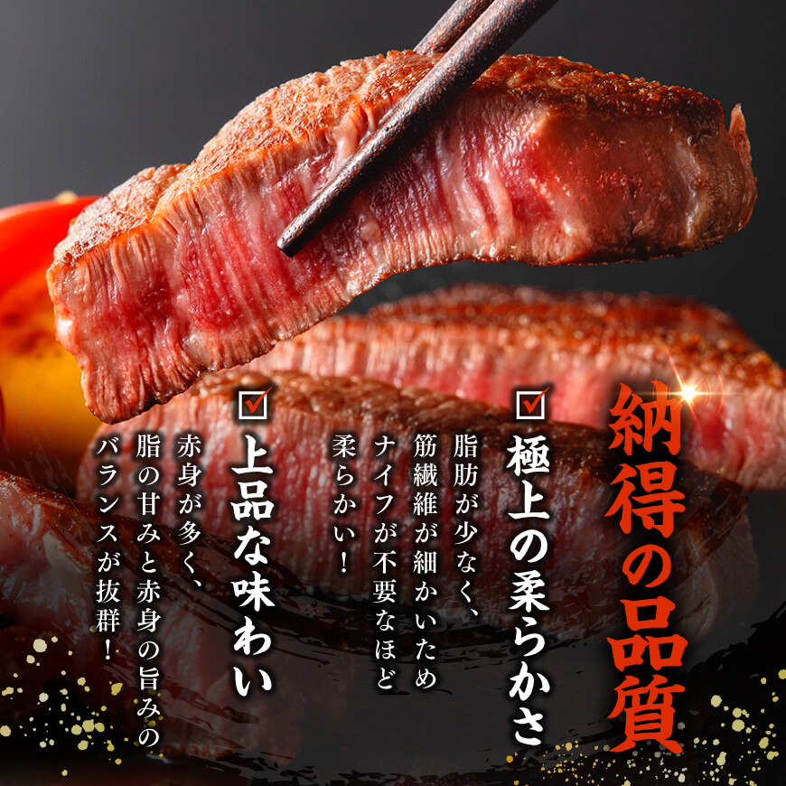※令和8年7月発送※宮崎牛ヒレステーキ2枚240g 【 肉 牛肉 宮崎牛 黒毛和牛 ヒレ ステーキ ミヤチク 】［C00684r807］ 令和8年7月発送ヒレステーキ2枚240g