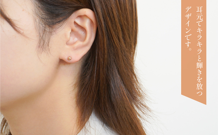 K18　ピンクゴールド　ミラーボール丸玉　ピアス　4ｍｍ 管理番号686600 218-119-PG | K18 ピアス ピンクゴールドK18 ピアス ピンクゴールドK18 ピアス ピンクゴールドK1