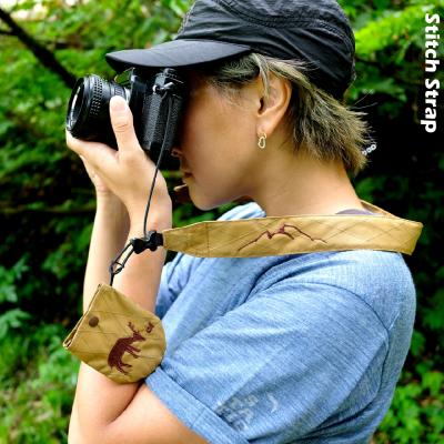 ふるさと納税 妙高市 Stitch Strap KAHKI カメラ用ストラップ レンズキャップホルダー付属 |  | 02