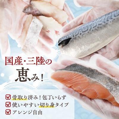 ふるさと納税 宮古市 【3ヵ月毎定期便】三陸で獲れた人気の天然魚3種セットの定期便全3回 |  | 01
