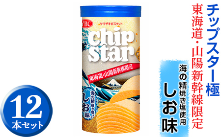 チップスター極　東海道・山陽新幹線限定 海の精焼き塩使用しお味　12本セット　※着日指定不可 _FA01