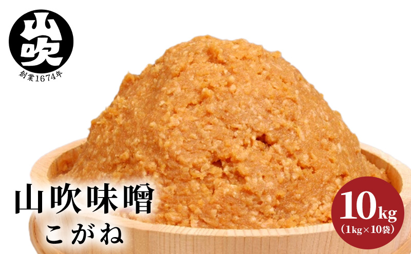味噌 山吹味噌 こがね 10kg （1kg×10袋） セット 信州味噌 みそ ミソ 熟成 信州 信州みそ 調味料 小分け 長野県 長野 