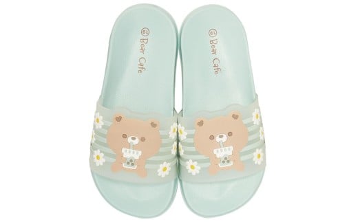 キッズ シャワー サンダル【19.0cm】 子供 こども かわいい 夏 海 ビーチ スケーター skater Bear Cafe クマ くま 女の子 女子【プール 海水浴 子ども キャラクター】 奈良県 奈良市 なら 4-082