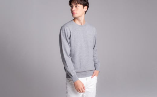 【期間限定(12/26～1/31)寄附額】【UTOカシミヤ】メンズ 超高級 ベビーカシミヤセーター 岩手県 北上市 U0045 ユーティーオー カシミヤ cashmere ベビーカシミヤ100％