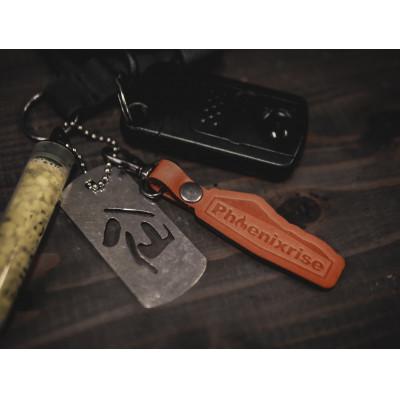 ふるさと納税 五戸町 [LKH01]フェニックスライズのキーホルダー「レザーキーホルダー(ナチュラル)」 |  | 01