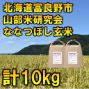 【ふるさと納税】【毎月定期便】北海道富良野市産ななつぼし 玄米[5kg×2袋]全3回【4058492】