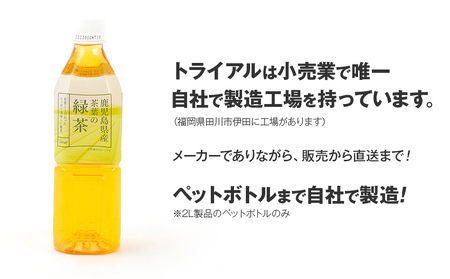 【定期便2カ月に1回、計3回】 お茶 ペットボトル おいし～い緑茶（500ml×48本) お茶