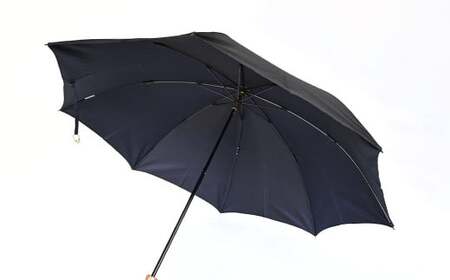 晴雨兼用傘 無地(ネイビー) 折りたたみ 60cm