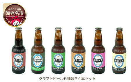 クラフトビール EBINA BEER 飲み比べ24本 6種類【ビール】