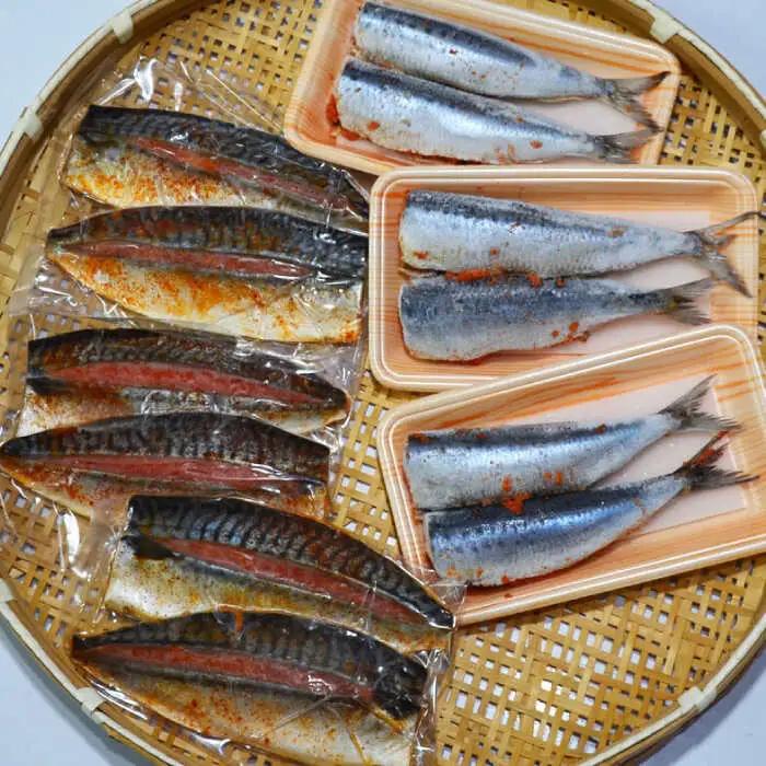 さば明太6枚・いわし明太6尾セット[VCL016]