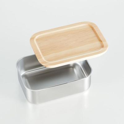 ふるさと納税 奈良市 596520 STCN9 木蓋付ステンレス フード コンテナー 850ml 奈良市 14-022 |  | 01