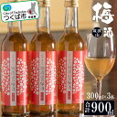 【ふるさと納税】筑波山の梅酒3本セット(300ml×3) | 茨城県 つくば市 酒 梅酒 アルコール おさけ 地酒 酒造り 地元の酒蔵 ブランド酒 地元産 芳醇な香り レストラン 1013567