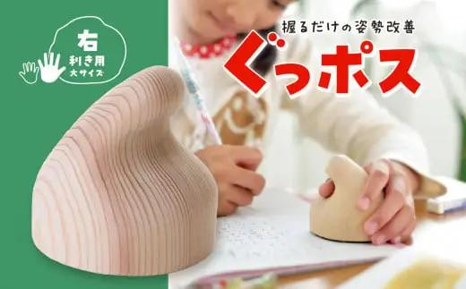 【お手軽姿勢ケアグッズ】ぐっポス(右利き用・大サイズ)　030-006-R